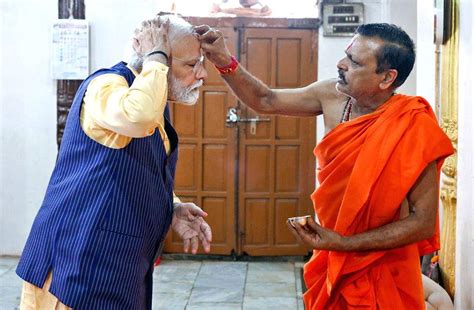 Prime Minister Narendra Modi Offers Prayers At Danteshwari Temple