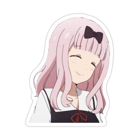 Fujiwara Chika Dance Sticker By Akshitamishra In 2021 Anime Stickers