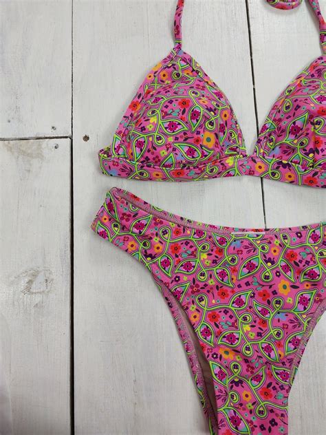 Calcinha De Biquíni Camboriú Liberty Rosa Ilha Bikini