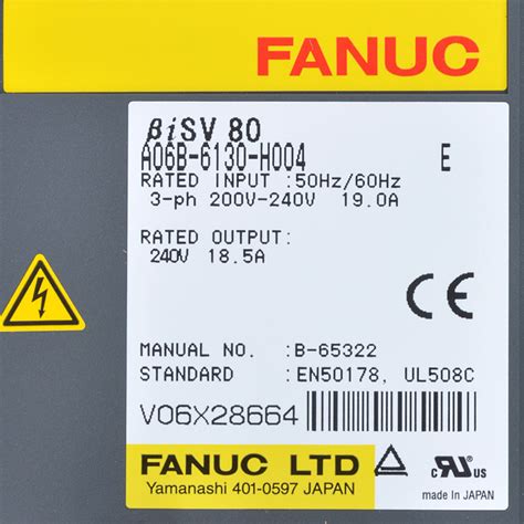 Fanuc Drives A B H Fanuc Bisv Servo