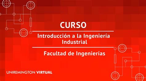 Curso Introducci N A La Ingenier A Industrial Youtube