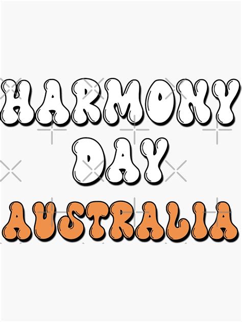 Australia Harmony Day 2023 2024 Sticker For Sale By Ah94 ⭐⭐⭐⭐⭐