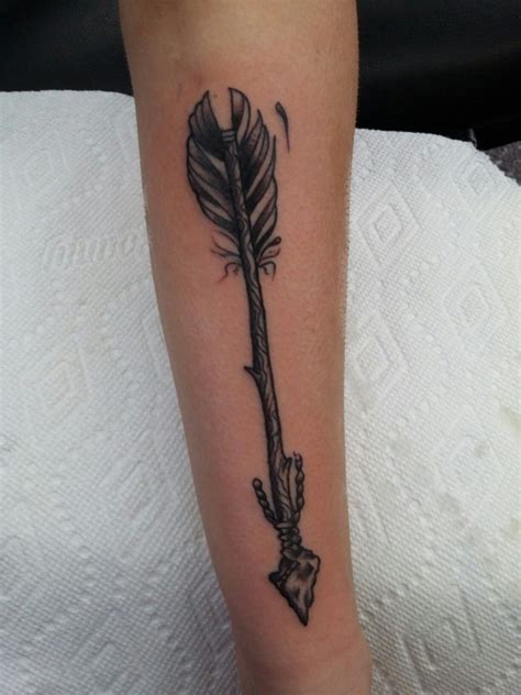 Indian Arrow Tattoo Forearm