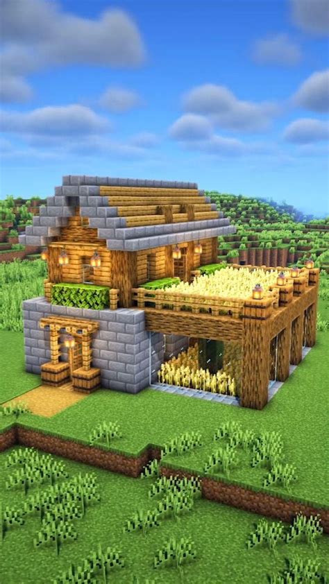 Marchiworx On Instagram Minecraft Easy Survival House 🏡 For Orginial Minecraft Builds And