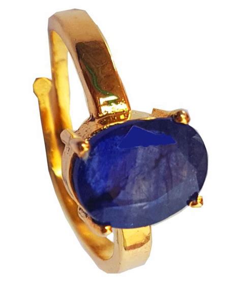 RS JEWELLERS Blue 6 01 Ratti Natural Certified Blue Sapphire Neelam