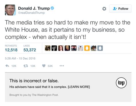 Washington Post automatically inserts Trump fact-checks into Twitter ...