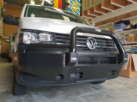 Aero Bumper Bullbar For Vw T6 Multivan And Transporter Bull Bar