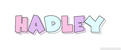 Hadley Logo | Free Name Design Tool from Flaming Text