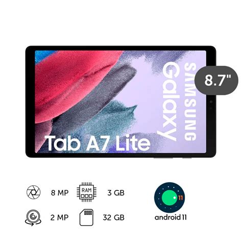 Samsung Galaxy Tab A7 Lite Grey Compara Precios Con Compype