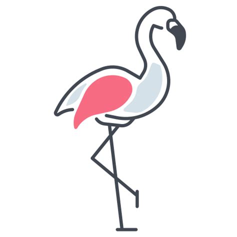 Flamingo Generic Color Lineal Color Icon