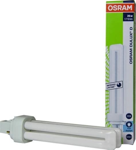 Osram Dulux D W Cool Daylight G D Pin Twin Tube Cfl Bulb