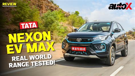 2022 Tata Nexon Ev Max Review Real World Range Tested Electric Car Autox Youtube