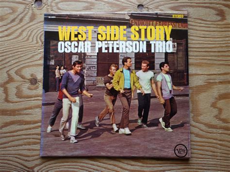 やや傷や汚れあり米 両溝 Oscar Peterson Trio West Side Story V6 8454