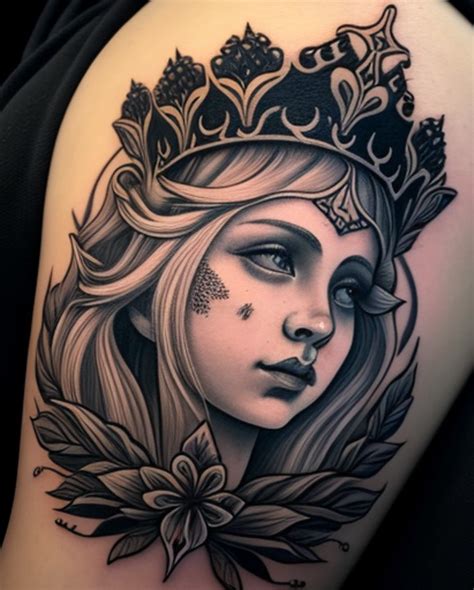 57 Princess Crown Tattoo Ideas - TattooClue.com