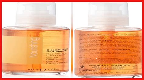 Fanola Nutri Care Restructuring Fluid Crystals 100 Ml YouTube