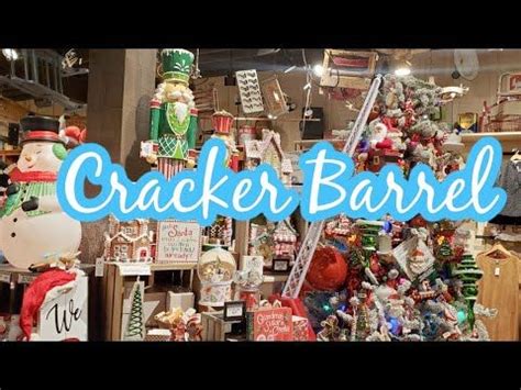 Cracker Barrel Christmas Decorations Update New Finds Walkthrough