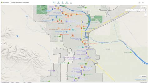 Carlsbad New Mexico Map - United States