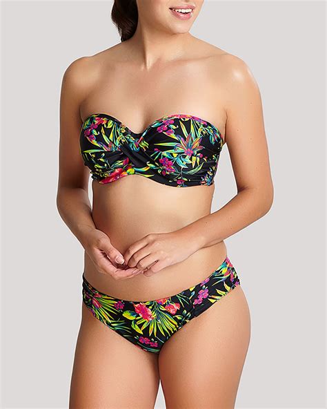 Anya Print Twist Bandeau Bikini Top Tkd Lingerie