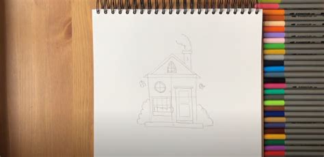 How To Draw a Small House Step By Step | Quickdraw