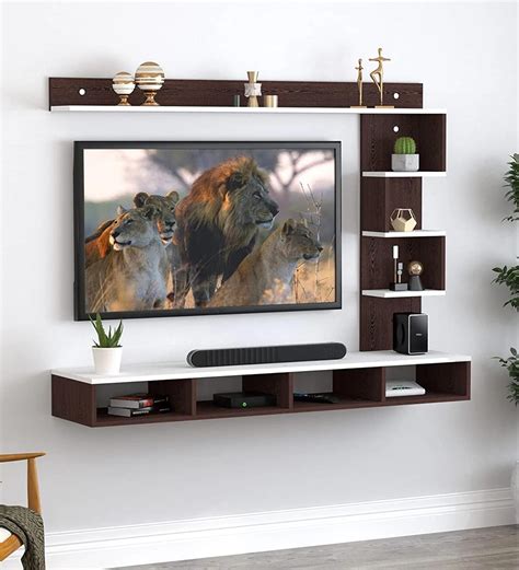 Ankit Crafts Engineered Wood Wall Mount Tv Unit Tv Stand Tv Cabinet Tv Entertainment Unit Set