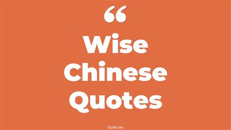 Famous Wise Chinese Quotes That Will Unlock Your True Potential