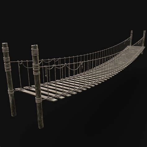 Rope Bridge - 3D Model by Enterables