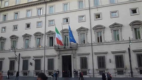 Palazzo Chigi A Roma Sede Del Governo Italiano Consiglio Dei