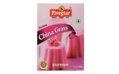 Five Star Instant China Grass Raspberry Flavour Reviews Nutrition Ingredients Benefits