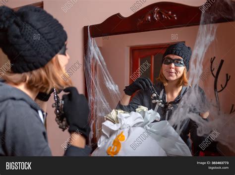 Woman Robber Mask Image And Photo Free Trial Bigstock