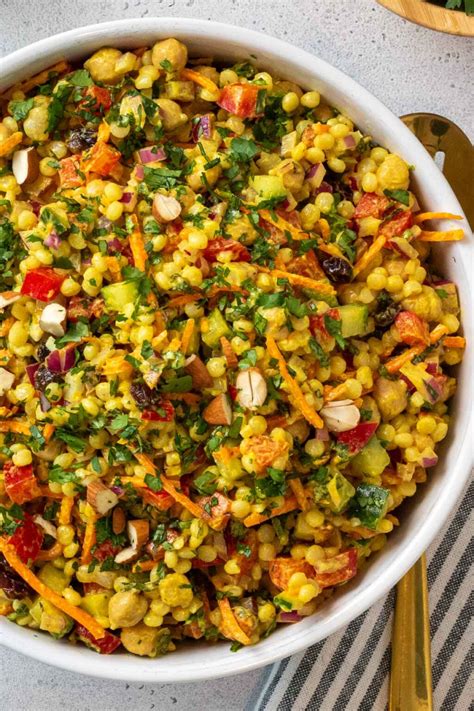 Curried Couscous Chickpea Salad Stephanie Kay Nutrition