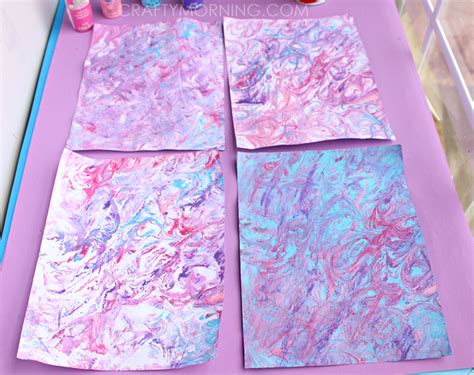 Marbled Paper Art For Kids Crafts For Kids Summer Crafts Toddler