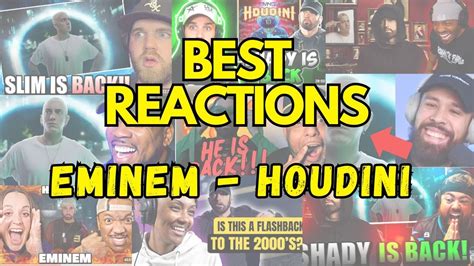 Best Reactions To Eminem S Houdini Amazing Reactions Youtube