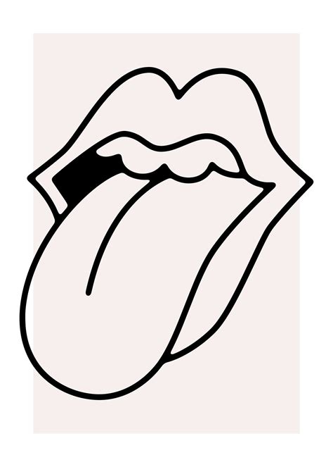 Tongue Clip Art Black And White