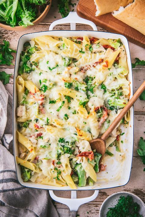 Chicken Alfredo Casserole The Seasoned Mom