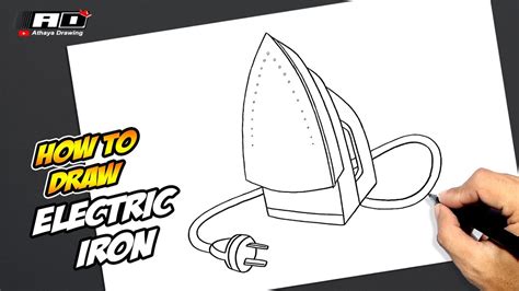 How To Draw Electric Iron Youtube