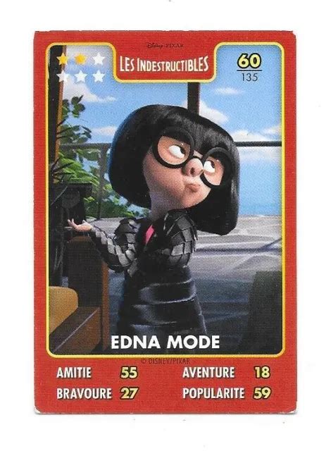 Carte Auchan H Ros Disney Pixar Les Indestructibles N Edna