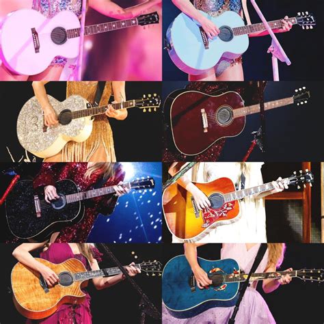 Taylor Swift Guitars Eras Tour Shadow Box T For Swifties Birthday