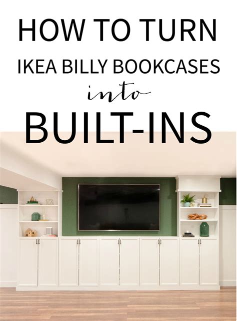 How To Turn Billy Bookcases Into Built Ins The Chronicles Of Home