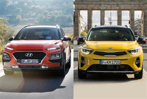 Hyundai Kona vs Kia Stonic Front Hyundais Kona kann vieles günstiger