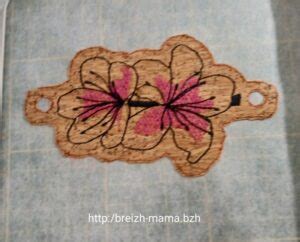 Tuto Broderie Barrette Ith Les Broderies De Breizh Mama