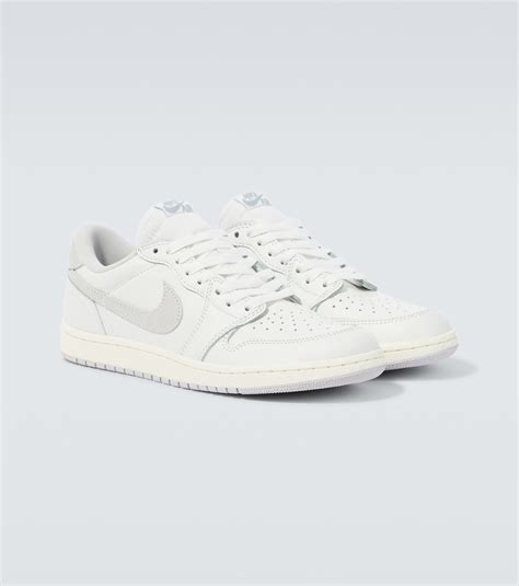 Air Jordan 1 Low 85 Leather Sneakers In White Nike Mytheresa