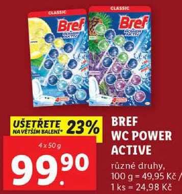 Sleva Bref Wc Power Active Bref Wc Power Active X G Lidl