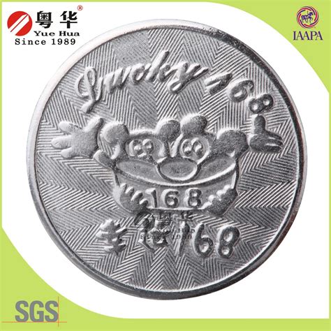 Stainless Steel Metal Game Board Tokens Coin Multicolor Arcade Token ...