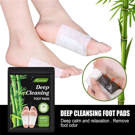 200 Stück Bandoo Detox Foot Patches Pads Body Toxins Feet Deep