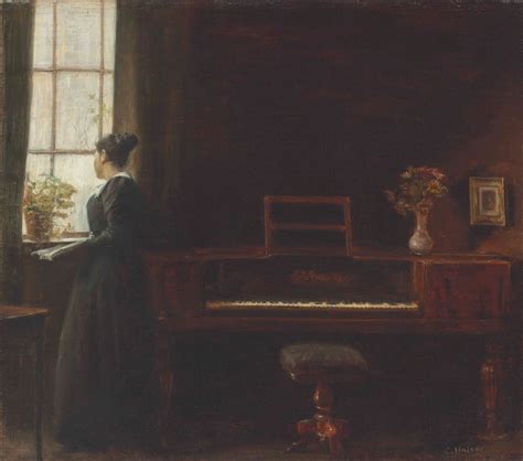 Carl Vilhelm Holsøe Danish 1863 1935 Interlude Christies