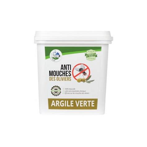 Argile Verte Anti Mouche Des Oliviers Seau 3kg