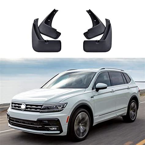 Zxiaochun Mud Flaps Fits Volkswagen VW Tiguan 2018 2019 2020 2021 Front