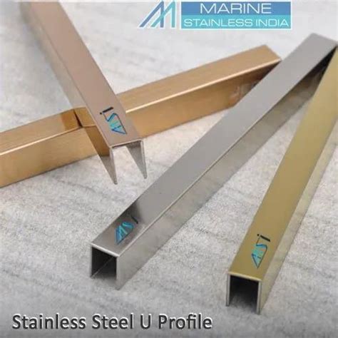 Stainless Steel PVD Coated Decorative Profiles For Construction At Rs