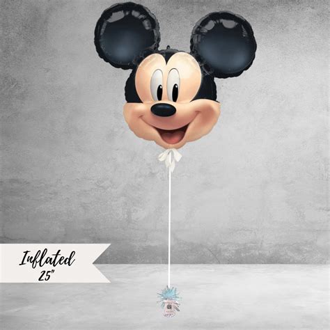 Inflated Large Mickey Mouse Balloon Bouquet T Package Helium