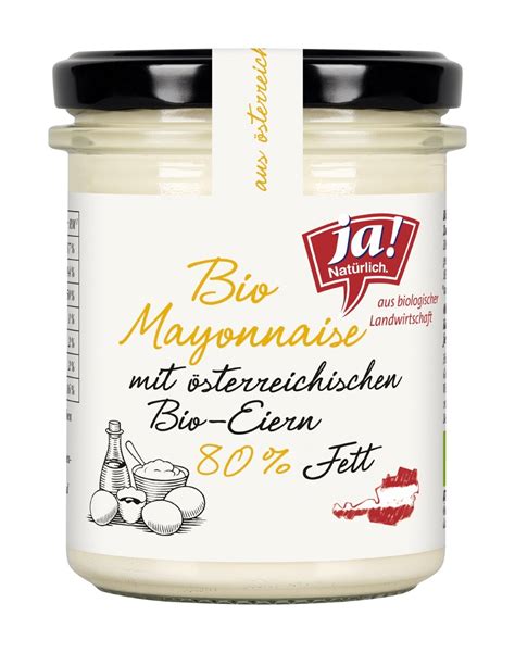 Ja Natürlich Bio Mayonnaise BILLA Online Shop